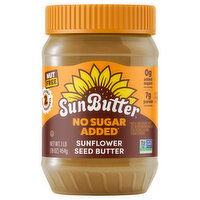 SunButter Sunflower Seed Butter, No Sugar Added, 16 Ounce