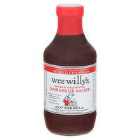 Wee Willy's Barbecue Sauce, Hot Formula, 18 Ounce