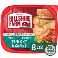 Hillshire Farm Ultra Thin Sliced Mesquite Smoked Turkey Breast Sandwich Meat, 9 Ounce