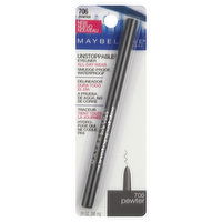 maybelline Unstoppable Eyeliner, Smudge-Proof, Waterproof, Pewter 706, 0.01 Ounce