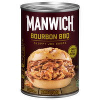 Manwich Sloppy Joe Sauce Bourbon BBQ Flavor Canned Sauce, 16 Ounce