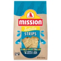 Mission Strips Tortilla Chips, 11 Ounce