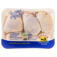 Miller Amish Chicken Thighs, Bone-In, 1 Pound