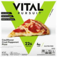 Vital Pursuit Pizza, Cauliflower Crust, Pepperoni, 6.3 Ounce