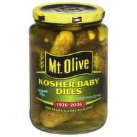 Mt. Olive Kosher Baby Dills, 24 Fluid ounce