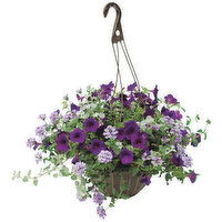 Cub Floral Hanging Basket, 12", 1 Each