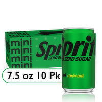 Sprite Diet Lemon Lime Soda, 7.5 fl oz, 10 Each