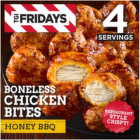 TGI Fridays Honey BBQ Boneless Chicken Bites Frozen Snacks, 15 Ounce