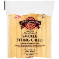 Weyauwega Smoked String Cheese, 16 Ounce