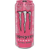 Monster Energy Ultra Rosa, 16 Fluid ounce