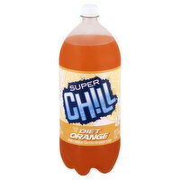 Super Chill Soda, Orange, Diet, Caffeine Free, 67.6 Ounce