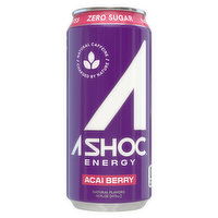 A Shoc Energy Drink, Acai Berry, 16 Fluid ounce