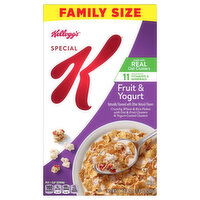 Special K Cereal, Fruit & Yogurt, Family Size, 17.9 Ounce