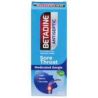 Betadine Sore Throat, Mint, Medicated Gargle, 8 Fluid ounce