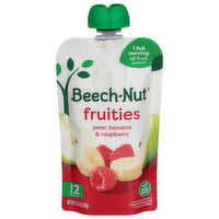 Beech-Nut Fruities Stage 2 (6+ months) Pear Banana & Raspberry, 3.5 Ounce