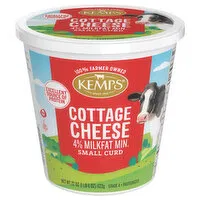 Kemps 4% Small Curd Cottage Cheese, 22 Ounce