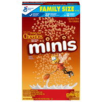 Cheerios Cereal, Honey Nut, Minis, Family Size, 18.8 Ounce