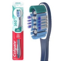 Colgate 360 Adult Manual Toothbrush With Tongue And Cheek Cleaner, 1 Each