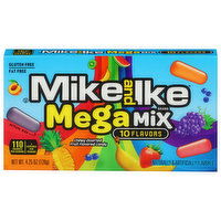 Mike and Ike Candy, Assorted, Mega Mix, Chewy, 4.25 Ounce