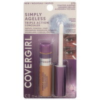 CoverGirl Simply Ageless Concealer, Triple Action, 370 Toasted Almond, 0.24 Fluid ounce