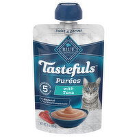 Blue Buffalo Blue Tastefuls Cat Food Complement, with Tuna, Natural, Purees, 3 Ounce