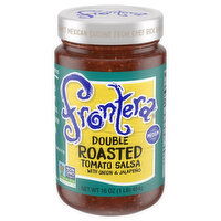 Frontera Double Roasted Medium Tomato Salsa with Onion & Jalapeno, 16 Ounce