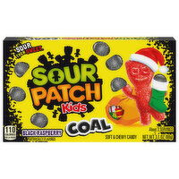 Sour Patch Kids Candy, Soft & Chewy, Black Raspberry, Coal, 3.1 Ounce