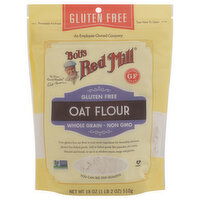 Bob's Red Mill Oat Flour, Gluten Free, Whole Grain, 18 Ounce