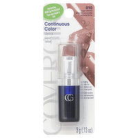 CoverGirl Continuous Color Lipstick, Sugar Almond 010, 0.13 Ounce