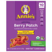 Annie's Fruit Flavored Snacks, Berry Patch, Organic, Bunny, 10 Each