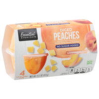 Essential Everyday Peaches, Diced, 4 Each