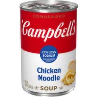 Campbell's® Condensed 25% Less Sodium Chicken Noodle Soup, 10.75 Ounce