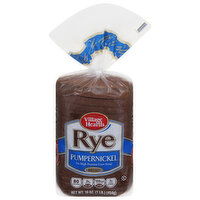 Village Hearth Bread, Pumpernickel, Rye, 16 Ounce