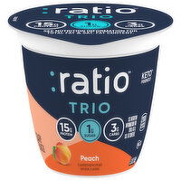 Ratio Trio Dairy Snack, Peach, 5.3 Ounce