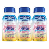 PediaSure SideKicks Shake, Strawberry, High in Protein, 6 Each