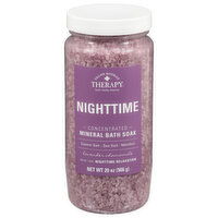 Village Naturals Therapy Mineral Bath Soak, Concentrated, Nighttime, Lavender Chamomile, 20 Ounce