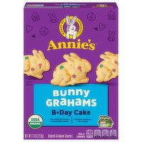 Annie's Bunny Grahams B-Day Cake Baked Graham Snacks, 7.5 Ounce