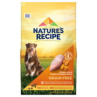 Nature's Recipe Dog Food, Grain Free, Chicken/Sweet Potato/Pumpkin Recipe, Adult, 24 Pound