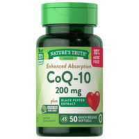 Nature's Truth Vitamin CoQ-10, Enhanced Absorption, 200 mg, Softgels, 50 Each