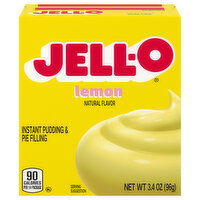 Jell-O Lemon Instant Pudding & Pie Filling Mix, 3.4 Ounce