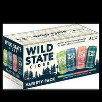 Wild State Cider Variety 8 Pack, 12 Fluid ounce