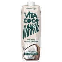 Vita Coco Non-Dairy Original Coconut Beverage, 33.8 Fluid ounce