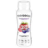 Too Good & Co. Smoothies, Mixed Berry, 7 Fluid ounce