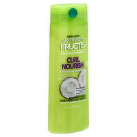 Garnier Fructis Shampoo, Fortifying, Curl Nourish, 12.5 Ounce