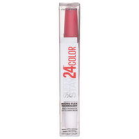 Maybelline Super Stay Lip Color/Balm Topcoat, 24 Color, 035 Keep It Red, 1 Each