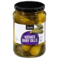 Essential Everyday Kosher Baby Dills, 24 Fluid ounce