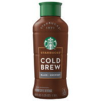 Starbucks Coffee Beverage, Unsweet, Cold Brew, Black, Premium, 40 Fluid ounce