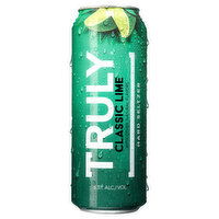 Truly Hard Seltzer, Classic Lime, 24 Fluid ounce