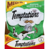 Temptations Treats for Cats, Seafood Medley Flavor, Mega Bag, 1 Each