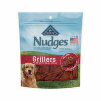 Blue Buffalo Nudges Nudges Grillers Natural Dog Treats, Steak, 16 Ounce